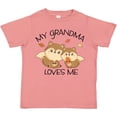 thumbnail image 3 of Inktastic My Grandma Loves Me with Cute Squirrels in Autumn Boys or Girls Toddler T-Shirt, 3 of 5