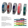 thumbnail image 5 of BIMZUC 5-Pack 3D Embossing Label Maker Tapes 9mm 0.35 inches Width 9.8ft Length Thermal Transfer Automatic Identification Replacement Tape for Home Office Organizing, 5 of 9