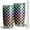 Gradient Color Checkered, variant on 20oz Tumblers Yellow White Checkerboard Checkered Pattern Stainless Steel Vacuum Insulated Double Wall Travel Tumbler Cups Mug with Lid and Straw,Cleaning Brush for Cold & Hot Drinks