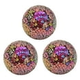 thumbnail image 4 of kowaku 3Pcs Glass Mosaic Balls Mosaic Sphere Balls Home Decor Modern Plate 8cm Decorative Orbs for Basket Filler Vases Wedding Bowls Red, 4 of 9
