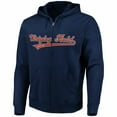 thumbnail image 3 of Wrigley Field Navy Zip-Up Hooded Sweatshirt by ThirtyFive55, 3 of 3