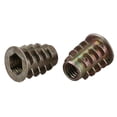 thumbnail image 2 of 20 pieces M6x 15mm hexagon socket screw thread insert nut for wood, 2 of 8