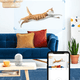 thumbnail image 5 of Cámaras para seguridad del hogar con visión nocturna, audio bidireccional, detección de movimiento, aplicación de teléfono, cámara WiFi interior con control remoto, 5 of 5