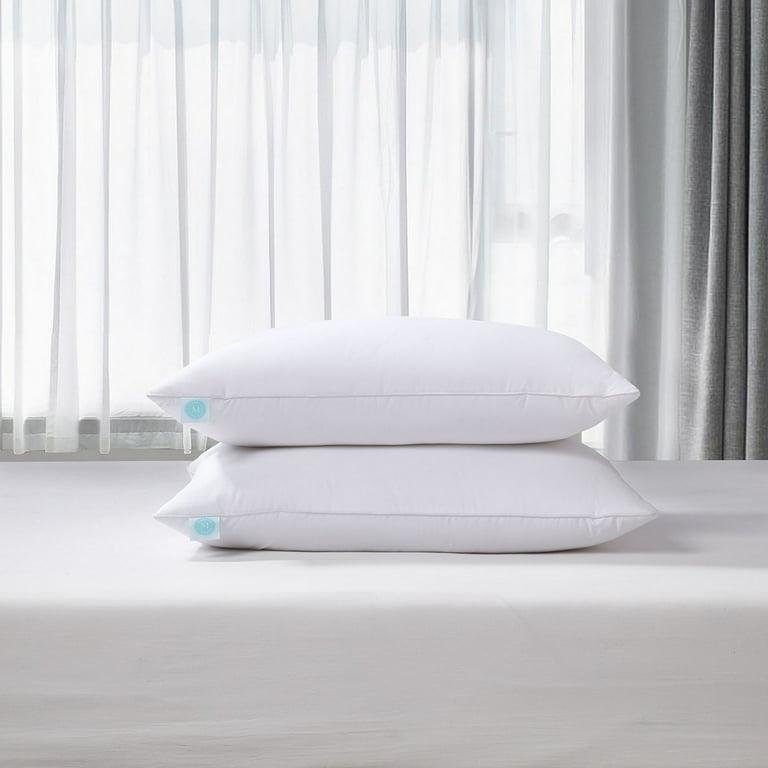 Martha Stewart Tencel Softy Around Feather And Down Pillow Set of 2 White King Walmart