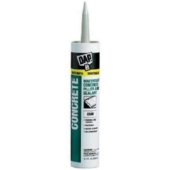 DAP 18096 10.1 oz, Gray Concrete & Mortar Filler & Sealant - Quantity 8