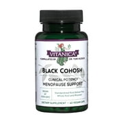 Vitanica Black Cohosh, Cimicifuga Extract Plus, Vegan, 60 Capsules