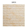 thumbnail image 1 of destyer Wallpaper 3D Brick Wall Sticker Foam TV Background Decal Self Adhesive Peel Sticker, 10pcs, Type 3, 1 of 9