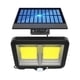 thumbnail image 1 of Cateissary Lámpara de pared solar para exteriores, impermeable, tipo dividido, para jardín, villa, farola LED para porche, patio, 150 COB, 1 of 5