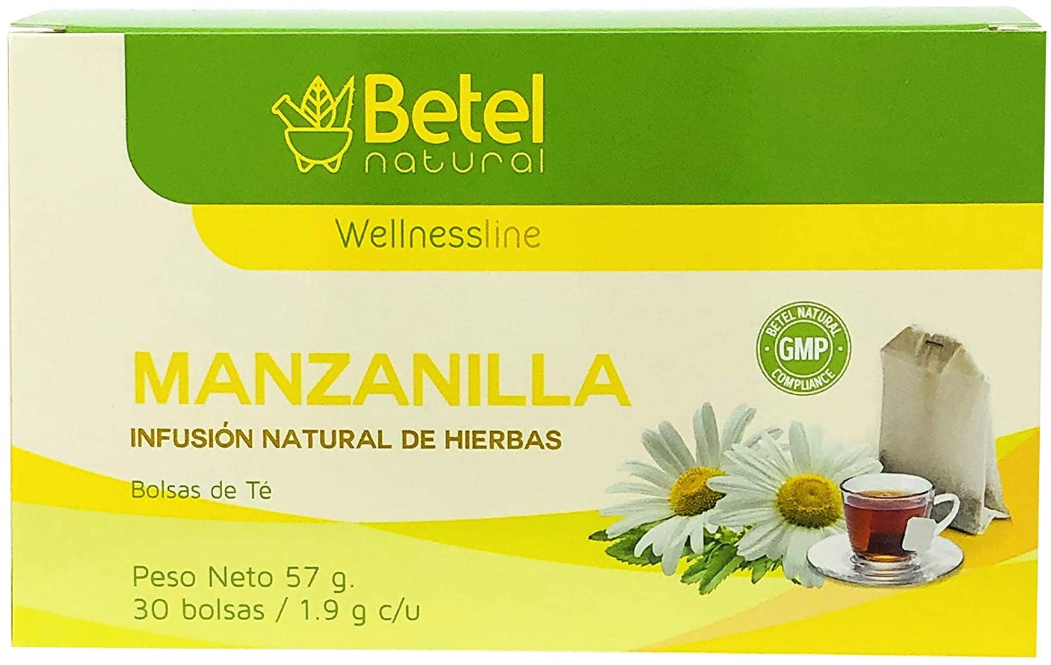 Flor de Manzanilla 4 onzas Te Chamomile Tea 4 Oz. – Natural de Mexico USA