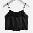 thumbnail image 5 of Fengqque Women Sexy Top Ruffled Shorts Camisole Pajamas Underwear Set, 5 of 8