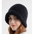 thumbnail image 6 of CoCopeaunt Women Knit Bucket Hat Casual Fluffy Plush Fuzzy Warm Girls Students Fisherman Cap, 6 of 6