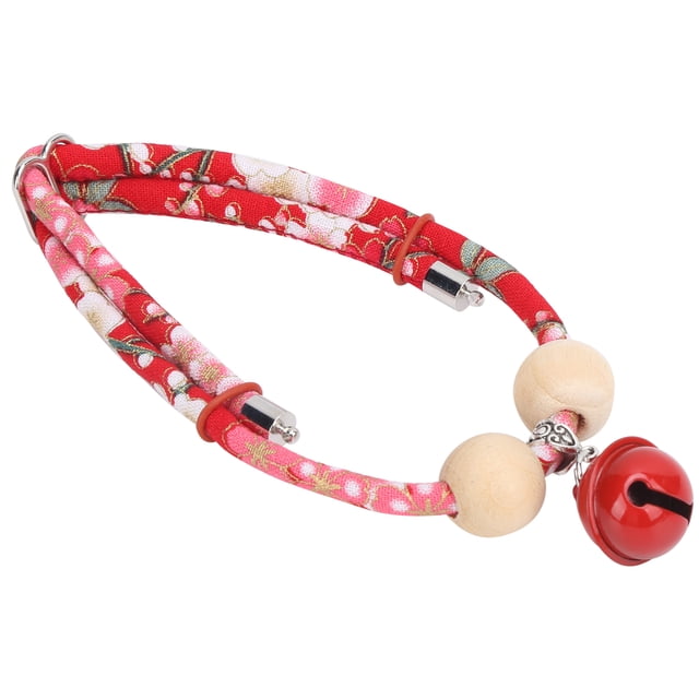 Collar de Gatito, Collar de Indias Exquisito Patrón de Estilo Japonés Suave Ajustable ParaJillo de Indias paraejo