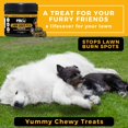 thumbnail image 3 of Pet Chef Nutrition Lawn Saver Plus Soft Chews for Dogs - Reduces Grass Burn Spot from  Pee, Treatment Urine Neutralization, & Yellow Patches - 140 Ct (Peanut Butter), 3 of 8