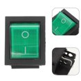 thumbnail image 1 of FESTFENDS 5Pcs High Power Green Rocker Switch Replacement for Rv Generator and Brake Light, 1 of 6