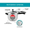 thumbnail image 3 of Borosil Presto Stainless Steel Pressure Cooker  - 5 Liter, 3 of 6