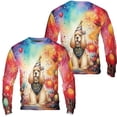thumbnail image 3 of Hello 2025 Cocker Spaniel Celebrates Happy New Year Firework Balloon All Over Print 3D Sweatshirt Unisex Merch Cockers Dog Lover Gifts - 02024, 3 of 6