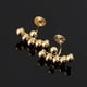 thumbnail image 2 of Pendientes de tuerca con cuentas redondas para mujer, joyería coreana, corazón de amor Simple, circonita brillante, pendientes de fiesta, 2 of 5