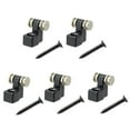 thumbnail image 1 of Milaget 5pcs Guitar Roller String Trees Retainer Guides Lock for Guitar Parts Accs Black, 1 of 7