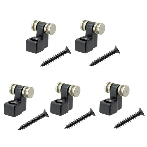 5 uds guías de cuerdas de árboles de cuerda de rodillos con tornillo reemplazo de guitarra eléctrica Negro Yuyangstore Árbol de la secuencia de la guitarra