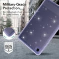 thumbnail image 5 of Case for Samsung Galaxy Tab A7 Lite 8.7" 2021 SM-T220/T225, Slim Lightweight Soft TPU Translucent Back Cover Military Grade Protection Tablet Case for Samsung Galaxy Tab A7 Lite 8.7" 2021, Purple, 5 of 8