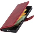 thumbnail image 6 of Compatible with Samsung Galaxy S21 Ultra Wallet Case with S Pen Holder,[Stand Feature] Magnetic Closure Protective with Card Slot,Premium PU Leather Case for Galaxy S21 Ultra 6.8 Inch,Wine Red, 6 of 14