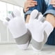 thumbnail image 4 of 3 pares de calcetines cómodos de algodón puro con puntera dividida, calcetines deportivos, calcetines de algodón para exteriores para hombres y mujeres, 4 of 6