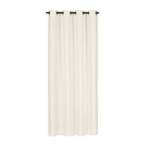 Hiroekza Sheer Curtain Panels 84 Inches Long Outdoor, Polyester Voile Sheer White Curtains, Double Rod Pocket for Living Room Bedroom Window Sliding Glass Door, Lightweight See Through Curtains Beige