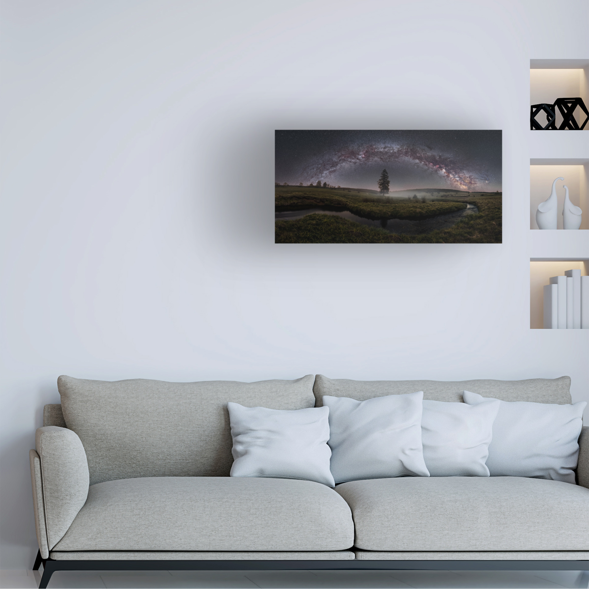 Jan Smid Master 'Under The Milky Way Arch' Canvas Art