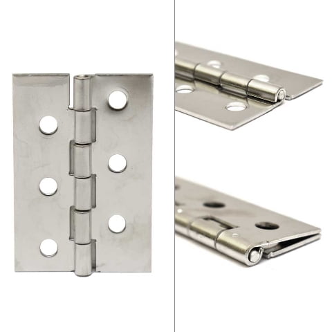 Skier's Choice Boat Piano Hinge 108252 | 3 x 2 Inch 16 Gauge Stainless