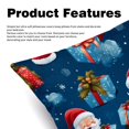 thumbnail image 2 of Santa Claus Covers Set of 2 with Velvet Fabric and Unique Patterns for 16x16, 18x18, 20x20 Inch Throw Pillow Inserts, Throw Pillows, Throw Pillow - for Any Occasion, 2 of 6