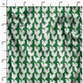thumbnail image 2 of Soimoi Green Poly Georgette Fabric Hen Bird Printed Fabric 1 Yard 52 Inch Wide, 2 of 6