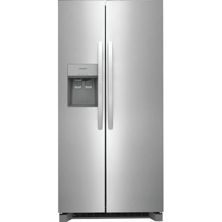 Frigidaire FRSS2323AS 22 Cu. Ft. 33" Standard-Depth Side by Side Refrigerator, Stainless Steel