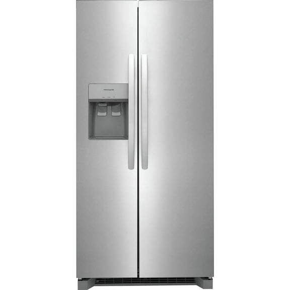 Frigidaire FRSS2323AS 22 Cu. Ft. 33" Standard-Depth Side by Side Refrigerator, Stainless Steel