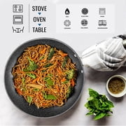 Granitestone True 20 Pc Pots and Pans Set Non Stick Cookware Set with Square Pan/Bakeware Set, Non Toxic Pot and Pan Set, Oven/Dishwasher Safe, Non stick Pots and Pan Set, No Cheater Pieces, Red