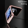 thumbnail image 4 of ELEHOLD for Samsung Galaxy Z Flip5 Magnetic Case,Skin- Friendly Ultra Slim Thin Case Shockproof Lightweight Compatible with MagSafe Anti-Scratch Case Cover for Samsung Z Flip5 5G 2023,Pink, 4 of 8