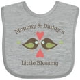 thumbnail image 3 of Inktastic Mommy & Daddy's Little Blessing Boys or Girls Baby Bib, 3 of 4