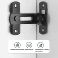 thumbnail image 4 of 90 Degree Right Angle Door Lock, 90 Degree Security Angle Door Lock, Sliding Door Latch Buckle, 4 of 5