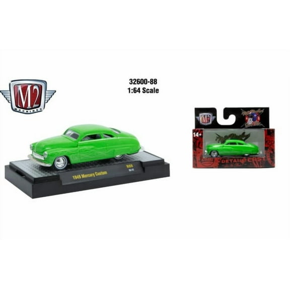 M2 Machines 1:64 Detroit Muscle R88 1949 Mercury Custom