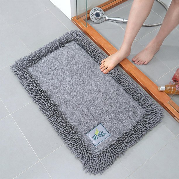 Alfombrilla de baño superabsorbente, gruesa, antideslizante, para cocina, baño, suelo, alfombrilla para puerta Wmkox8yii HFSH5526