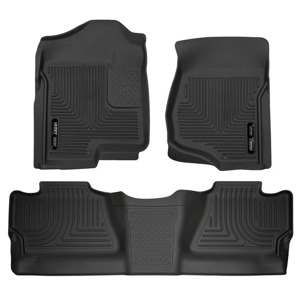 Husky Liners Tappetini Auto Su Misura WeatherBeater – Prima E Seconda Fila Per Honda CR-V (Neri)