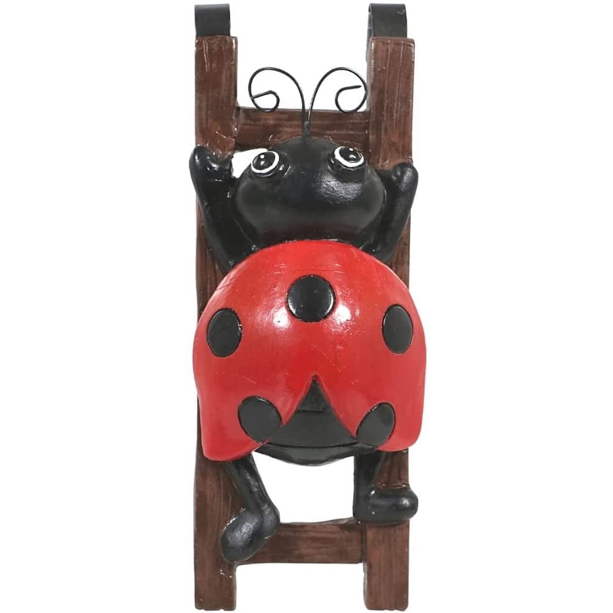 Flower Pot - Hugger Figurine -Ladybug Garden Decor - Get All The Fun Collections of Pot Pal Climbers - Hanging Planter Decorations - Patio Decor - Yard Décor 4 Packs Design May Vary