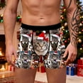 thumbnail image 2 of EliteGoogv Funny Boxers for Men Graphic Underwear Novelty print Christmas Men Shorts Beige XL, 2 of 4