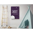 thumbnail image 2 of Awkward Styles Space Canvas Print Ready to Hang Picture Nursery Room Wall Art Kids Room Decor Shoot for the Moon Quotes for Kids Art Newborn Baby Room Wall Decor Space Wallpapers Made in USA, 2 of 7