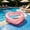 B, variant on Glitter Heart Inflatable Swim Ring, Transparent Sequins Pool Float for Adults & Teens