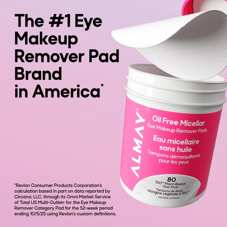 Almay Oil Free Micellar Eye Makeup Remover Pads, 120 Count photo 3