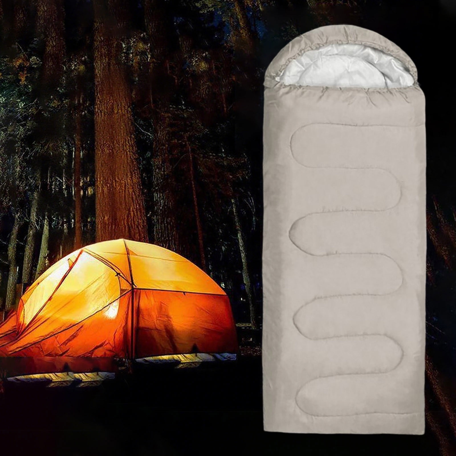 Adult Cold Weather Sleeping Bag, Lightweight Waterproof Thermal Sleeping Bag for Camping Hiking, Portable Compression Sack Included, Extra Long Sleeping Bag for Tall Adults Outdoor Indoor Use
