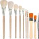 thumbnail image 1 of For 7pcs Plated Brush Set Assorted Sizes Gold, 1 of 4