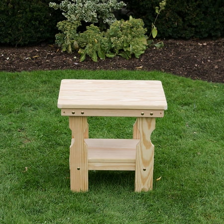 - Amish Heavy Duty Pressure Treated End Table (Unfinished)