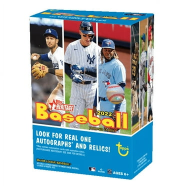 2022 Topps Heritage Baseball 8 Pack Blaster Box