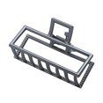thumbnail image 1 of ziyahi Griffe Clip Style Simple Poignée Portative en Alliage Robuste Cheveux Exquis Géométrique Décor Accessoires Barrettes pour Femmes Blanc/rectangle Noir/rectangle, 1 of 6